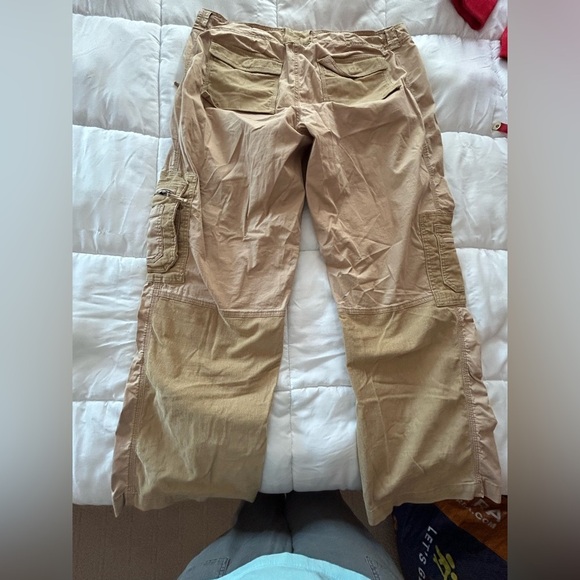 Abercrombie & Fitch 2000s Utility Pant Y2K 33 16 Light Tan Cargo - Picture 5 of 6